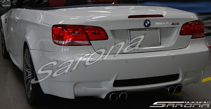 Custom BMW 3 Series  Convertible Rear Bumper (2007 - 2011) - $690.00 (Part #BM-022-RB)